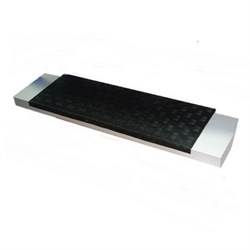Накладки на ступени CLEANWILL 25х75см Stair mat aluminium DRS 0618B - фото 100326