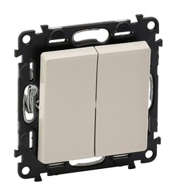 Переключатель LEGRAND DIY VALENA Life слон.кость 2-х кл 752508 - фото 100535