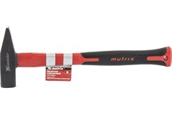 Молоток TULEX слесарный квадратный боек, фибергласовая обрезиненная рукоятка, 0.8кг 5050008 - фото 100552