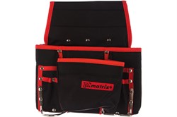 Подсумок поясной MATRIX 8 карманов,держатель для молотка, для клещей 90242 - фото 100554