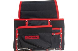 Подсумок поясной MATRIX 8 карманов,держатель для молотка, для клещей 90242 - фото 100556