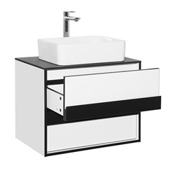 Тумба под умывальник Амстердам 70 со столешницей БЕТОН - фото 100684