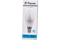 Лампа светодиодная Feron 9W 230V E14 6400K LB-570 25800 - фото 100917