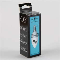 Лампа светодиодная Eurolight ELEC-517-C37-9-5K-E14-FR - фото 100972