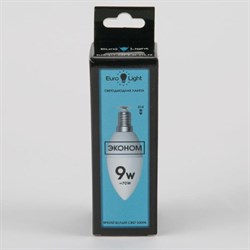 Лампа светодиодная Eurolight ELEC-517-C37-9-5K-E14-FR - фото 100973