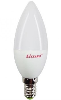 Лампа светодиодная LED CANDLE (464 B35 1407) B35 7W 6400K E14 220V. - фото 101163