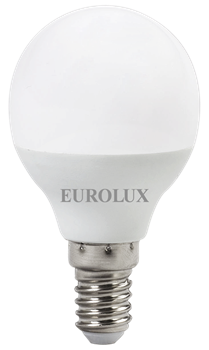 Лампа светодиодная EUROLUX LL-E-G45-7W-230-4K-E14 арт.76/2/6 - фото 101214