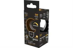 Лампа GAUSS LED Filament Шар 5W E27 420Lm 2700K диммируемая 105802105-D - фото 101357