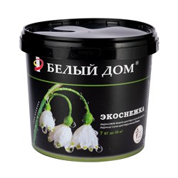 Краска водоэмульсия Эко-Снежка БД 7кг - фото 101462