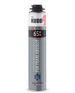 Пена KUDO полиуретановая монтажная профессиональная PROFF 65+ ARKTIKA -18°C KUPP10W65+ - фото 101903