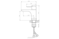 Смеситель ROSSINKA термостатический универсальный RS50-11 - фото 101995