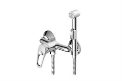 Смеситель Decoroom одноручный с гигиеническим душем, хром DR21058 - фото 102006