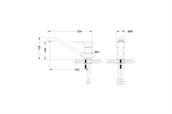 Смеситель LEMARK для кухни ПОИНТ с поворотным изливом, хром LM0304C - фото 102033