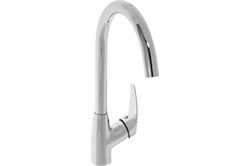 Смеситель LEMARK для кухни ЛИНАРА с высоким поворотным изливом, хром LM0405C - фото 102038