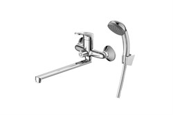 Смеситель Decoroom одноручный универсальный с поворотным изливом 30см, хром DR21043 - фото 102056