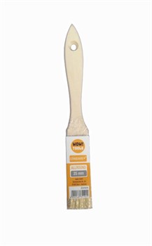 Кисть MAKO WOW TOOLS флейцевая 25мм деревянная ручка 351925 - фото 102159
