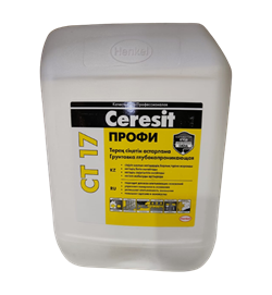 Грунтовка CERESIT СТ-17 10кг - фото 102192