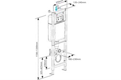 Инсталляция для унитаза NATURE CO DPL EO (унитаз подв., инсталляция, сиденье дюропл.) - фото 102276