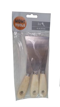 Набор MAKO шпателей 3шт 40, 60, 80мм SET8100 - фото 102299