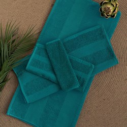Полотенце махровое ВАСИЛИСА гл/кр Конфетти 50*90 морская волна TILE BLUE 100 % хлопок - фото 102616