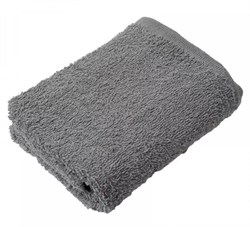 Полотенце махровое ВАСИЛИСА гл/кр Эконом 50*90 Gray серый 100% хлопок - фото 102626
