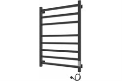 Полотенцесушитель НИКА BAMBOO ЛБ-7 80/50 электрич.правТэн, RAL9005МАТ черный матовый - фото 102634