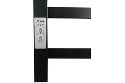 Полотенцесушитель НИКА STEP-3 60/40 электрич. правый RAL9005 черный матовый - фото 102662