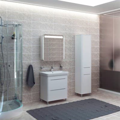 Пенал для ванной комнаты Авалон - фото 10282