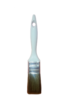 Кисть DECOR плоская PROFI для лака 35х15мм, темная синтет. щетина, пластиковая ручка 730-038 - фото 102992