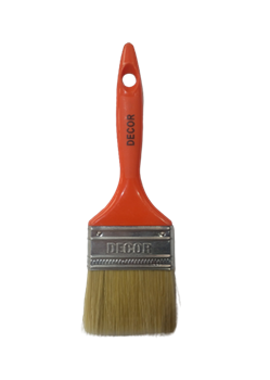 Кисть DECOR плоская PROFI универ. 65х15мм, светлая смеш. щетина, пласт. Ручка 770-063 - фото 103197