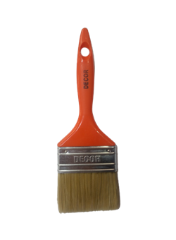 Кисть DECOR плоская PROFI универ. 75х15мм, светлая смеш. щетина, пласт. ручка 770-075 - фото 103198
