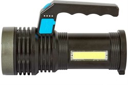 Фонарь GLANZEN светодиодный аккумуляторный USB UFL-0400-X501 - фото 103254