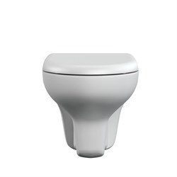 Унитаз подвесной NATURE CLEAN ON с крышкой, дюропласт микролифт - фото 103311