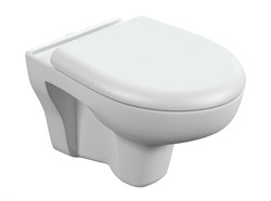 Унитаз подвесной NATURE CLEAN ON с крышкой, дюропласт микролифт - фото 103313
