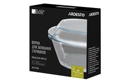 Форма для запекания с крышкой Ardesto BLACK MARS круглая 1.5 л AR2415BG - фото 103558