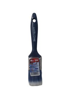 Кисть плоская ЭКСПЕРТ АКВА 38мм искуст.щетина,пласт.ручка 15038 - фото 103652