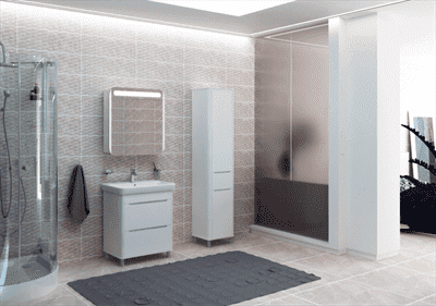 Зеркало-галерея для ванной комнаты АВАЛОН 80 с подсветкой - фото 10385