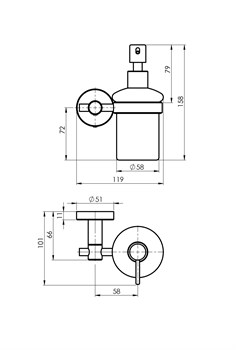 Набор аксессуаров для ванной ROTE 670118 - фото 103927