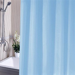 Занавес для ванной 180х180 см голубой 6671-blue - фото 103944