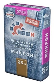 Шпатлевка НАШИ полимерная Рекорд 25кг - фото 103966