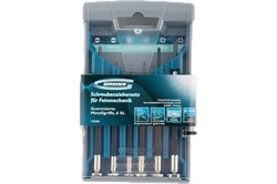 Набор отверток GROSS для точной механики мет. обрезин. рукоятки, 6шт, бокс-трансформер 13346 - фото 104023