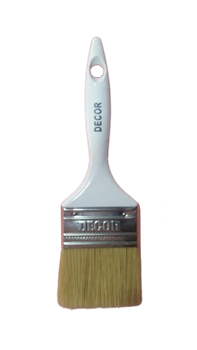 Кисть DECOR STANDARD универ. 65х15 мм, светлая смеш. щетина, пласт. Ручка 700-063 - фото 104037