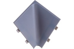 Комплект GRACE фурнитуры к прямому кухонному плинтусу 28*28мм серый - фото 104295