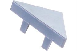 Комплект GRACE фурнитуры к прямому кухонному плинтусу 28*28мм серый - фото 104297