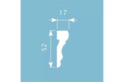 Молдинг М36 52х17 2000мм Экополимер/15 - фото 104359