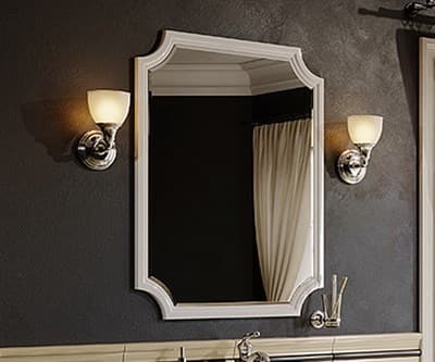 Зеркало для ванной комнаты AQWELLA LaDonna 70 Л7/W LAD0207W - фото 10460
