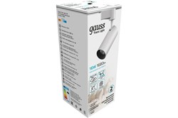 Светильник Gauss трековый Цилиндр 16W 1680Lm 4000K 180-220V IP20 65*206мм белый TR081 - фото 104610