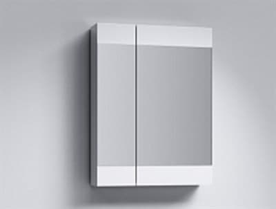 Зеркало для ванной комнаты AQWELLA Бриг 60 В63/W белый Br.04.06/W - фото 10472