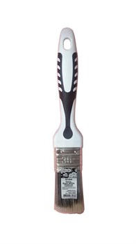 Кисть DECOR плоская Black White универ 35*15мм, PREMIUM щетина, 2К ручка 860-035 - фото 104870