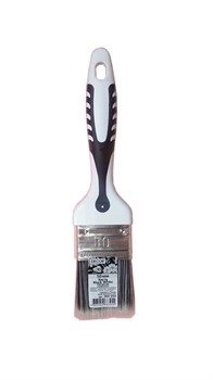 Кисть DECOR плоская Black White универ 50*15мм, PREMIUM щетина, 2К ручка 860-050 - фото 104872